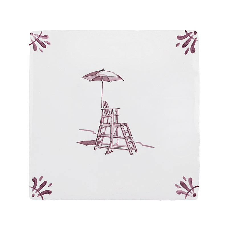 Life Guard Chair Delft Tile