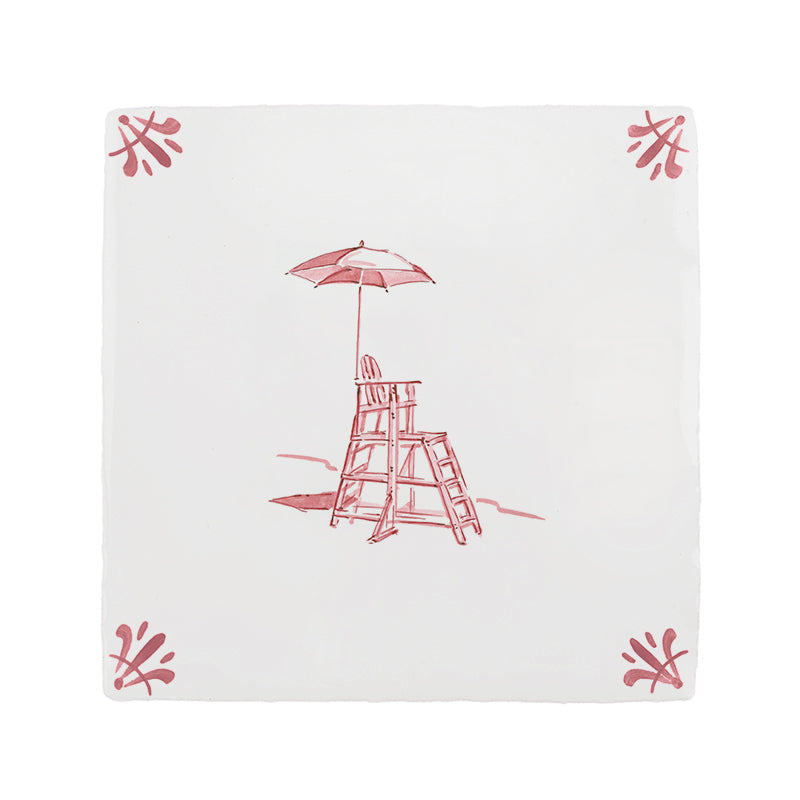 Life Guard Chair Delft Tile