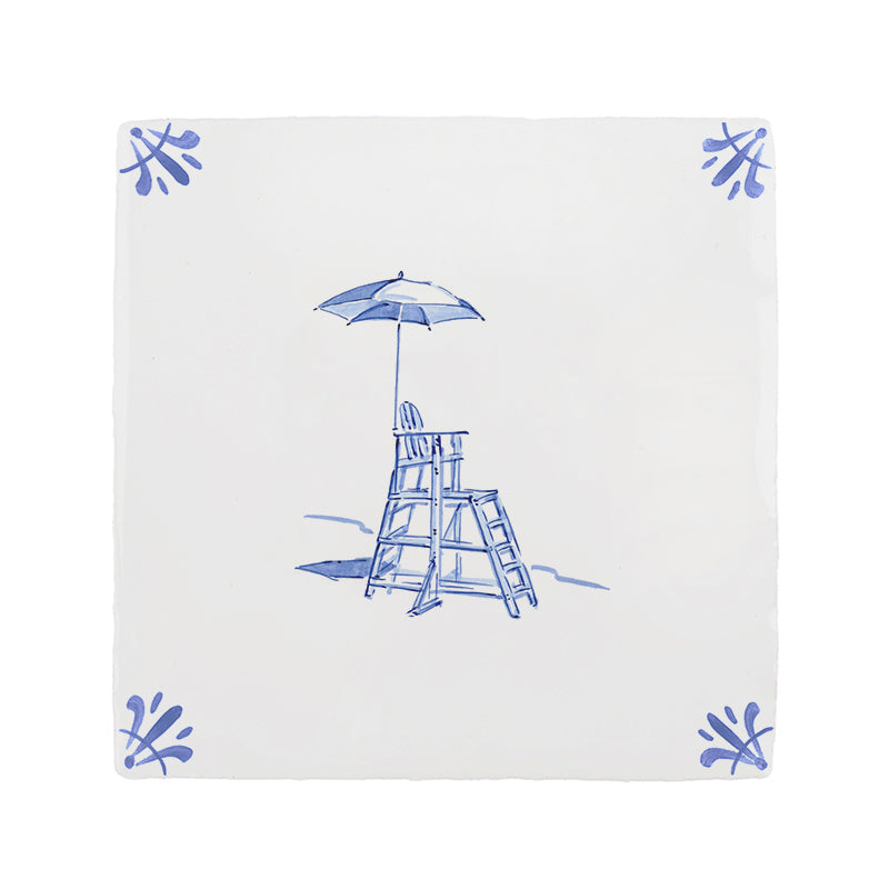 Life Guard Chair Delft Tile