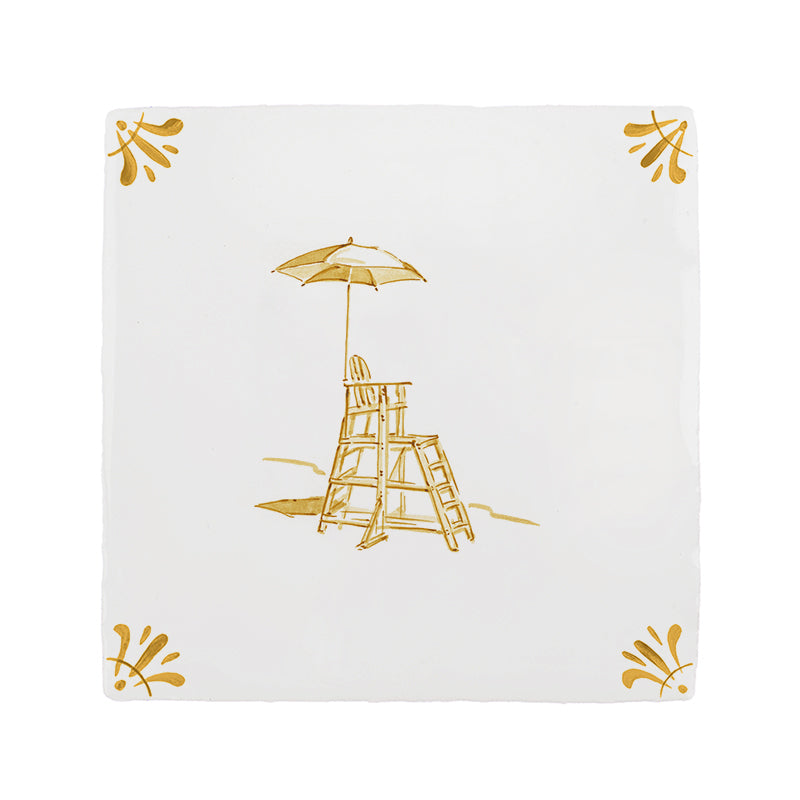 Life Guard Chair Delft Tile