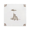 Life Guard Chair Delft Tile