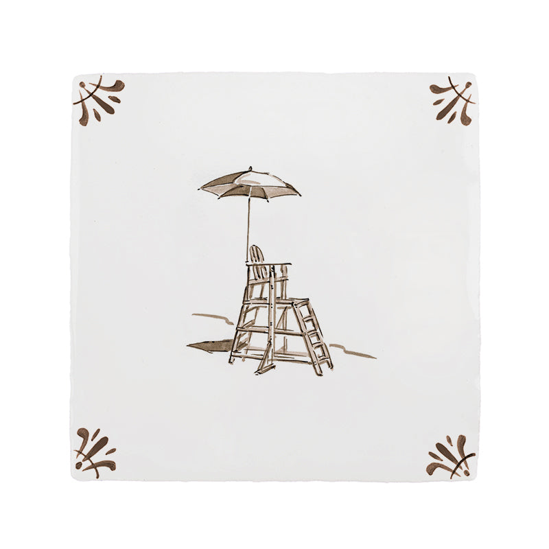Life Guard Chair Delft Tile