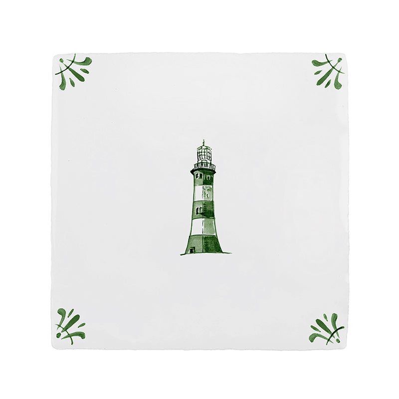 Lighthouse Delft Tile