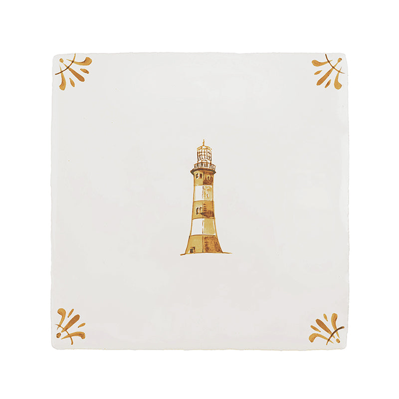 Lighthouse Delft Tile