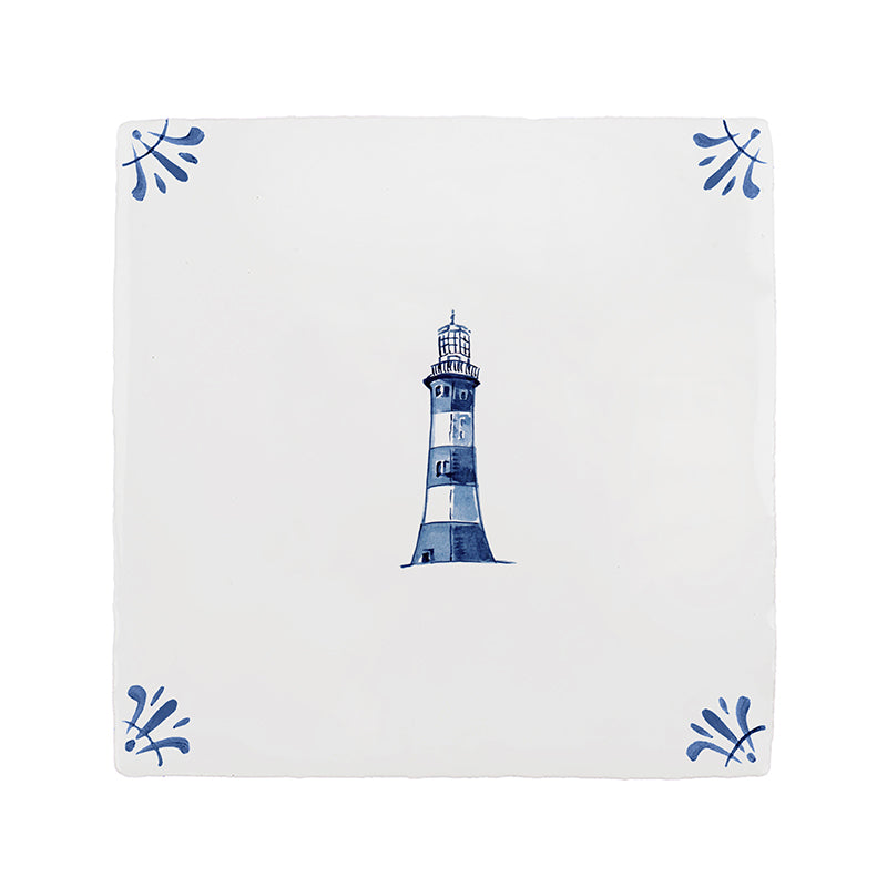 Lighthouse Delft Tile