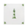 Lighthouse Delft Tile
