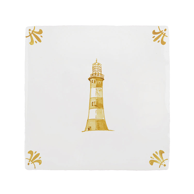 Lighthouse Delft Tile