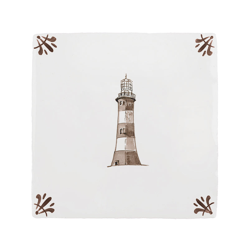 Lighthouse Delft Tile