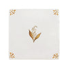 Lily of the Valley Delft Tile