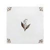 Lily of the Valley Delft Tile