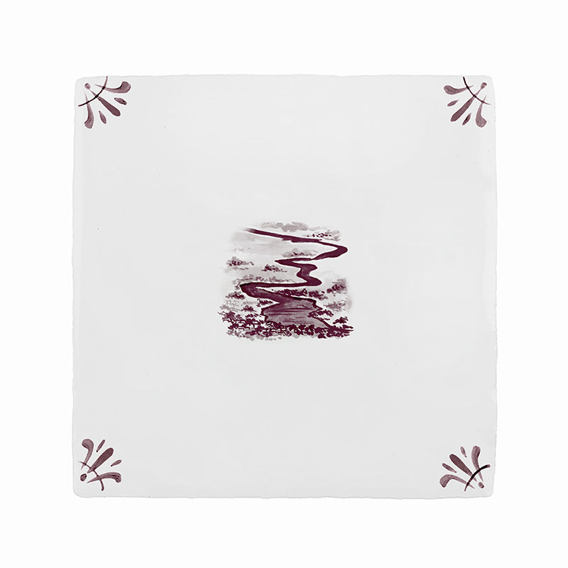 Litani River Delft Tile