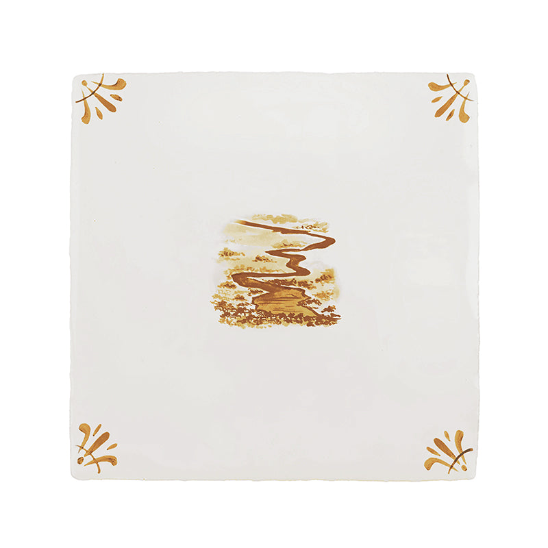 Litani River Delft Tile
