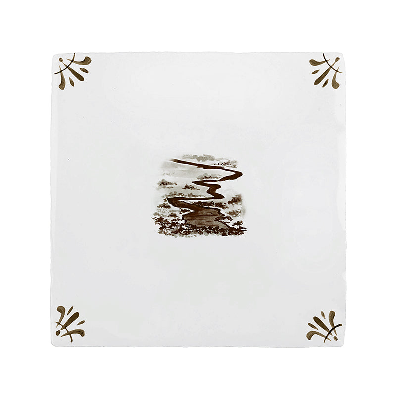 Litani River Delft Tile