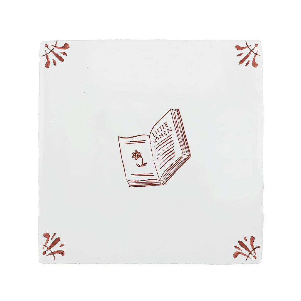 Little Women Delft Tile