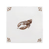 Lobster Delft Tile
