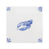 Lobster Delft Tile