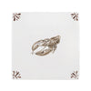Lobster Delft Tile