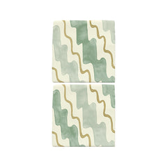 Longchamp Tiles, Set of 2, Seafoam