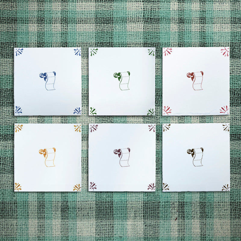 Loo Roll Delft Tile