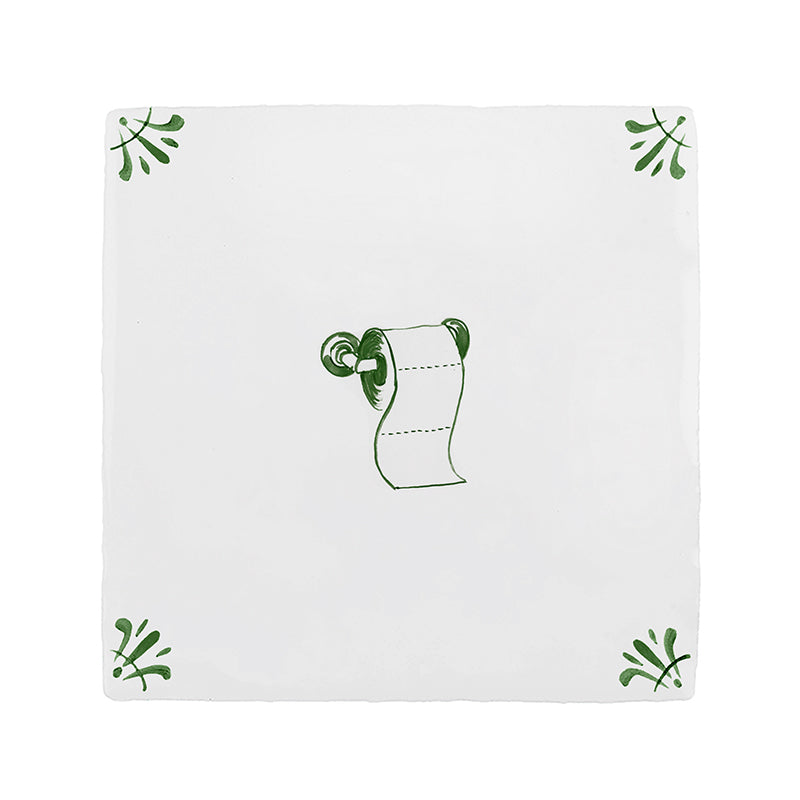 Loo Roll Delft Tile