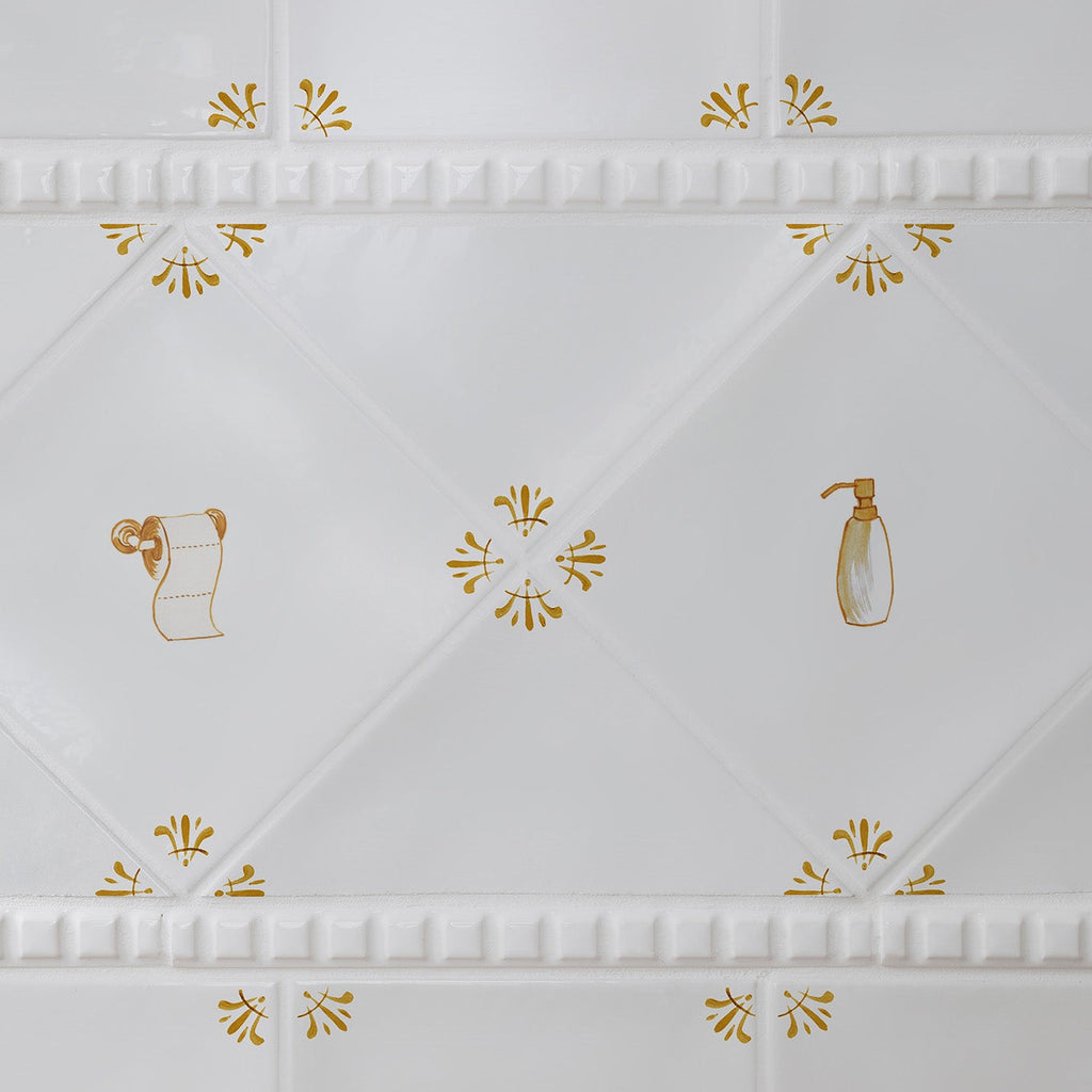 Loo Roll Delft Tile