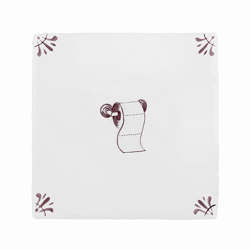 Loo Roll Delft Tile