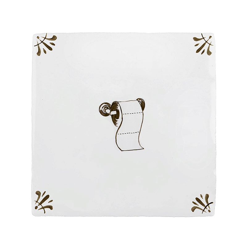 Loo Roll Delft Tile