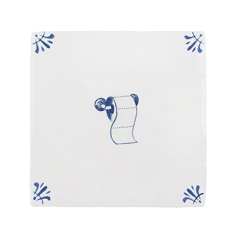 Loo Roll Delft Tile