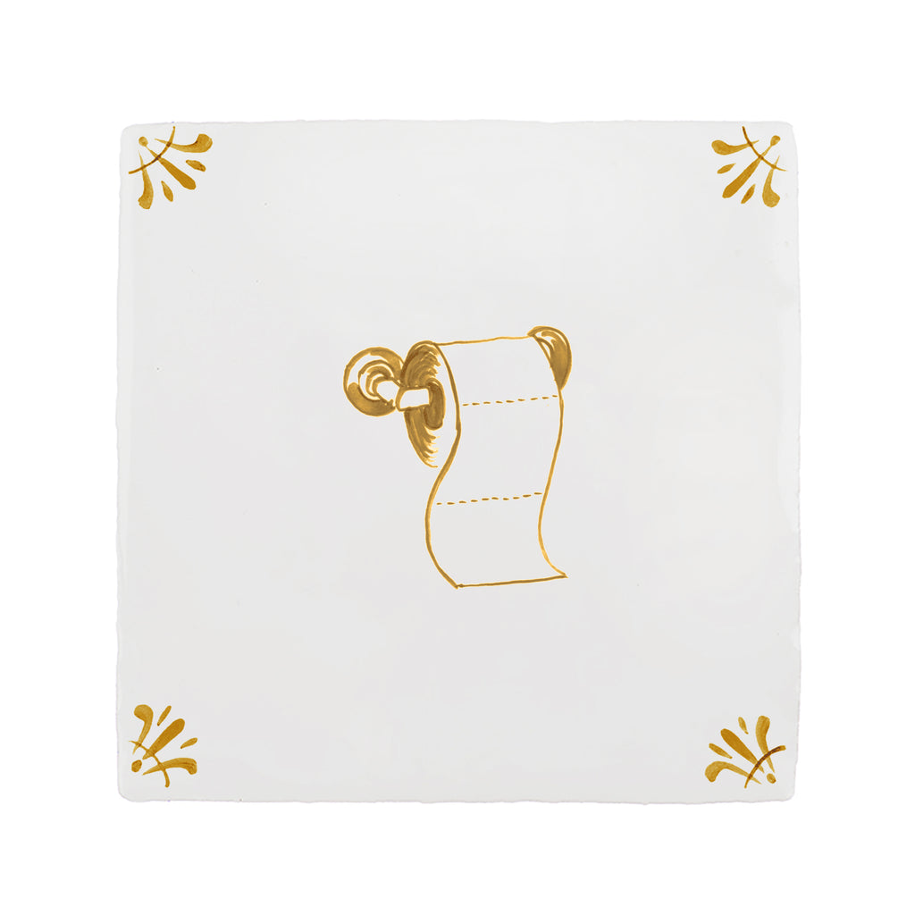 Loo Roll Delft Tile