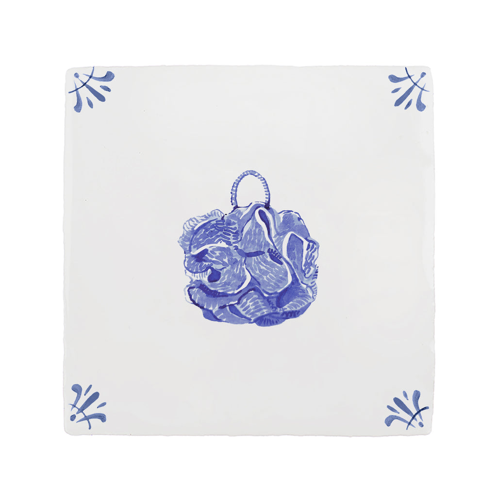 Loofah Delft Tile
