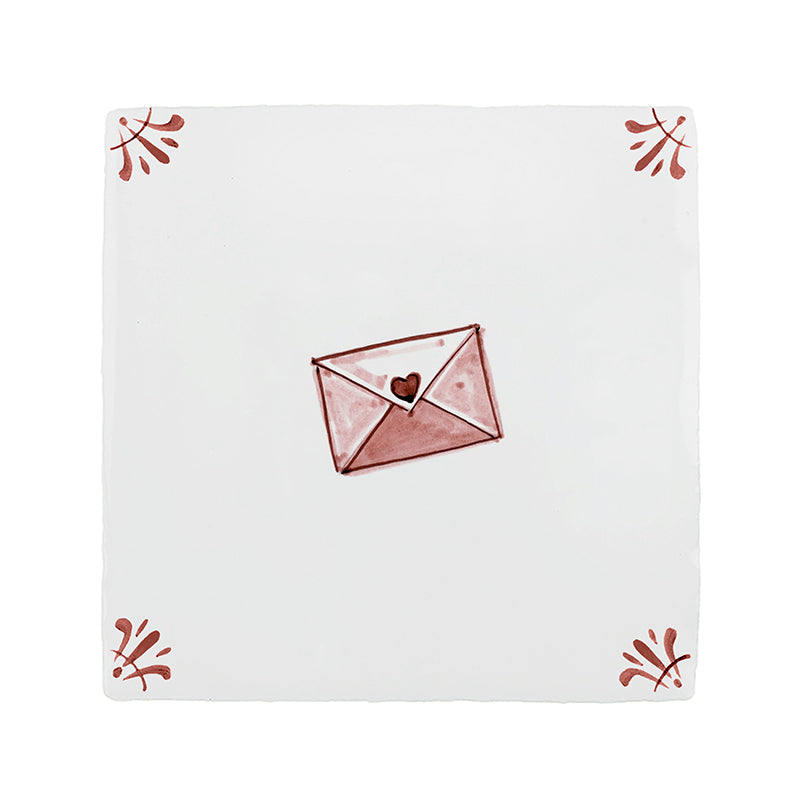 Love Letter Delft Tile