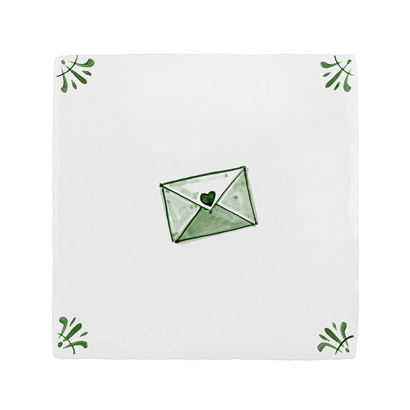 Love Letter Delft Tile