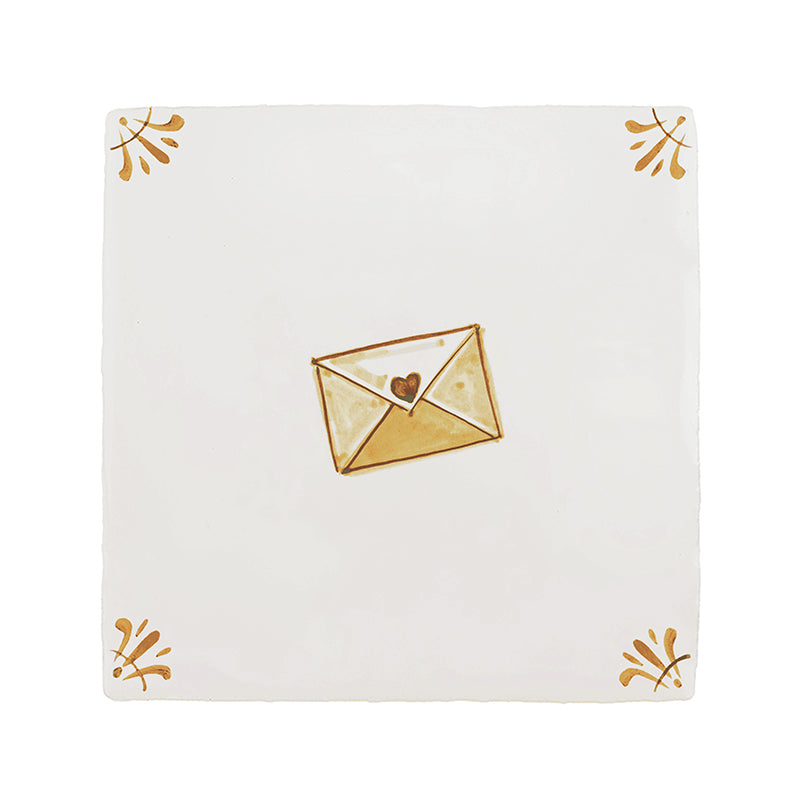 Love Letter Delft Tile