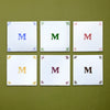 Alphabet M Delft Tile