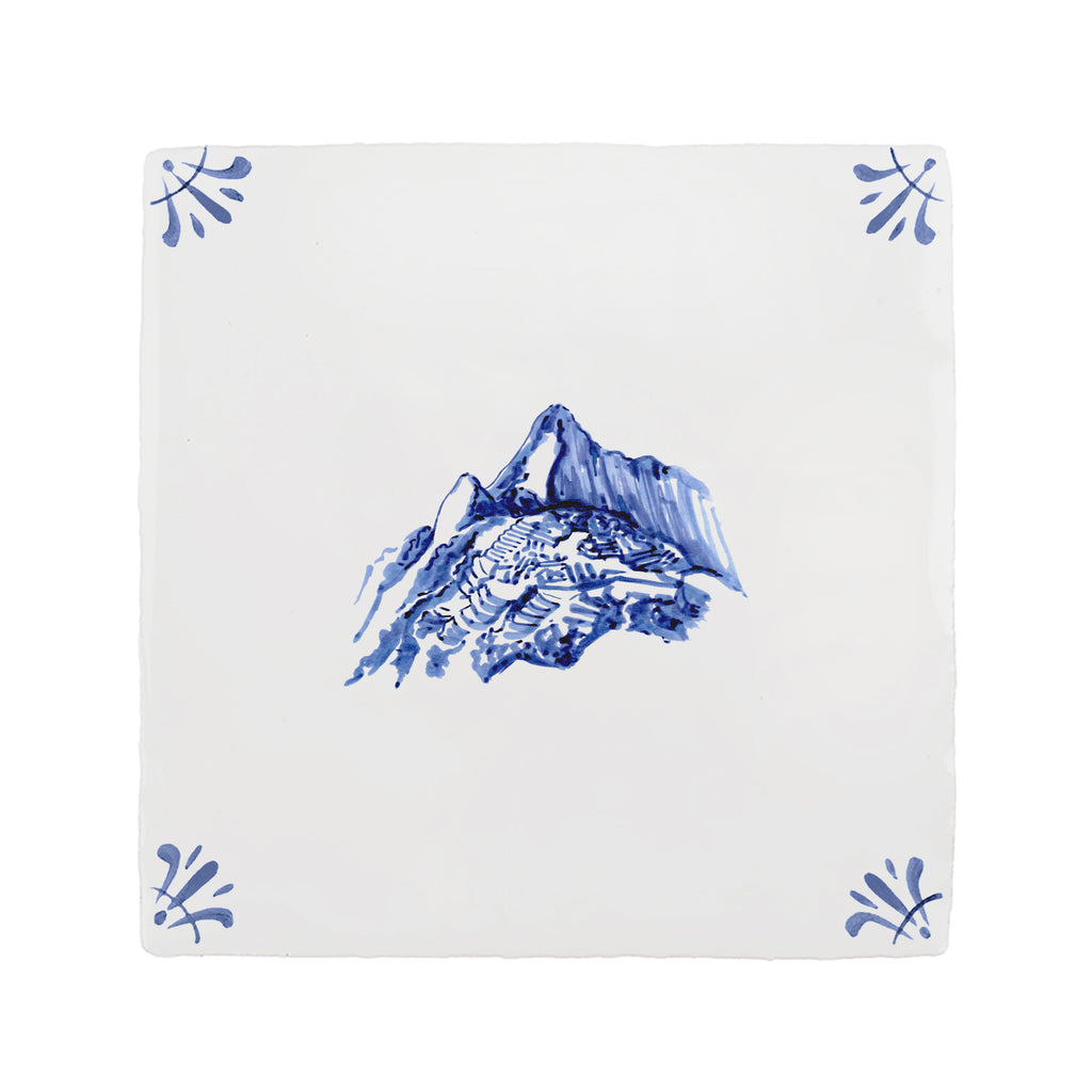 Machu Pichu Delft Tile