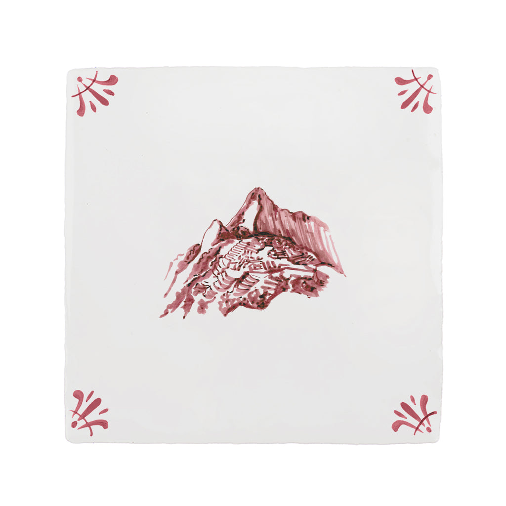 Machu Pichu Delft Tile