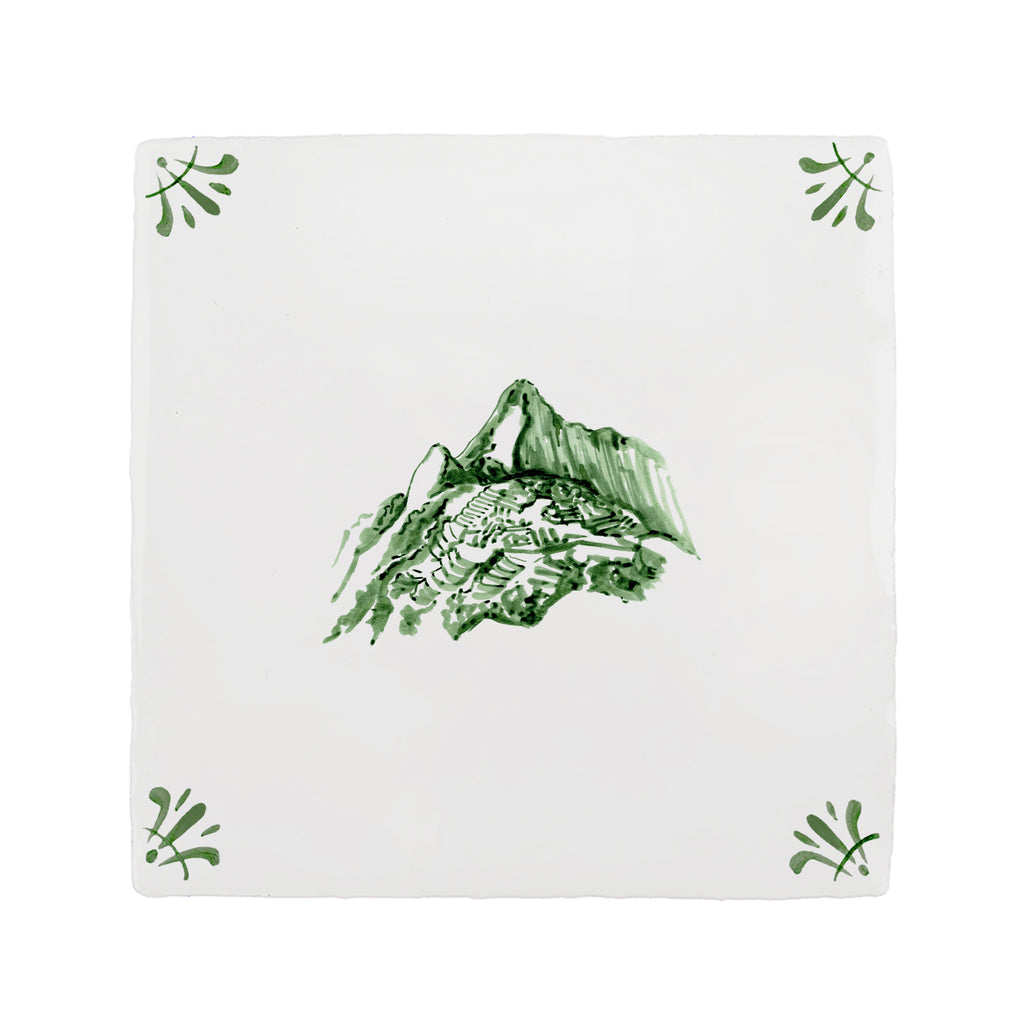 Machu Pichu Delft Tile
