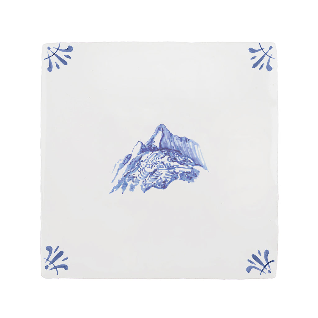 Machu Pichu Delft Tile