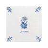 Marigold Delft Tile, Gold Lustre