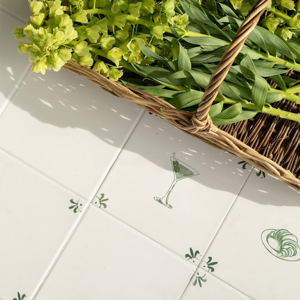 Extra Dirty Martini Delft Floor Tile