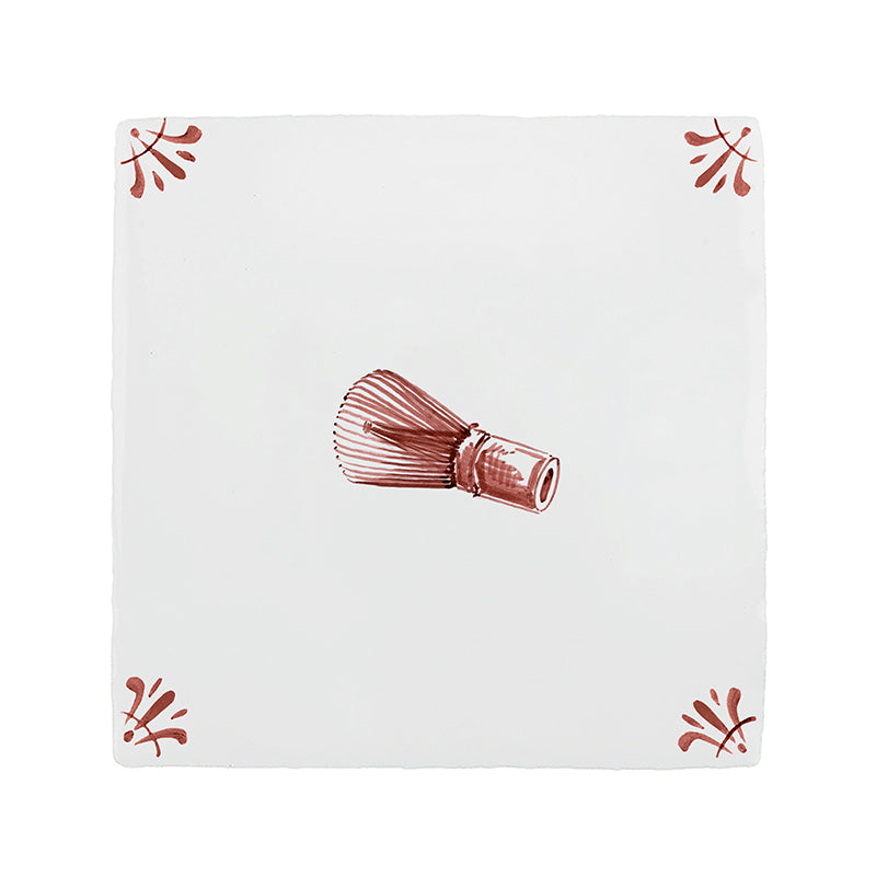 Matcha Whisk Delft Tile
