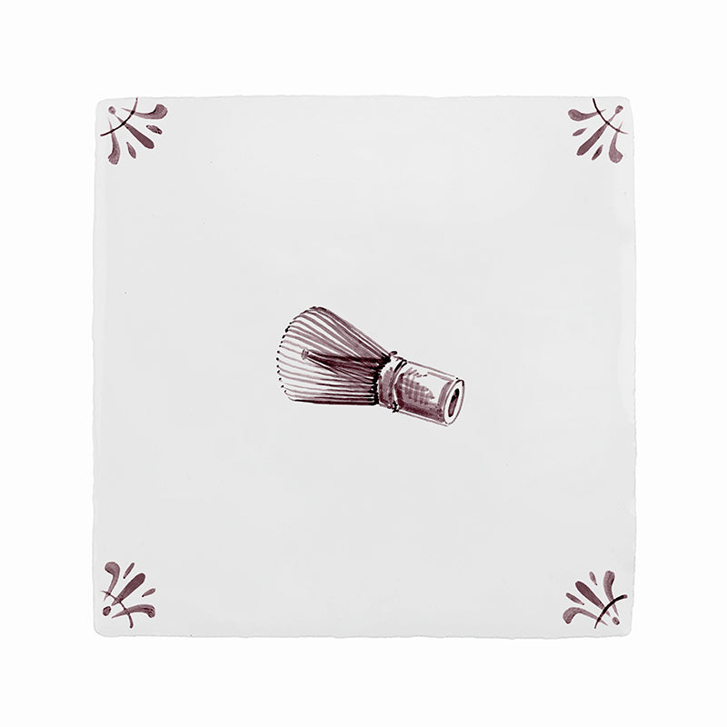 Matcha Whisk Delft Tile