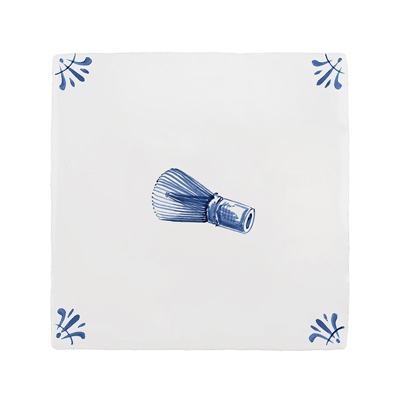 Matcha Whisk Delft Tile