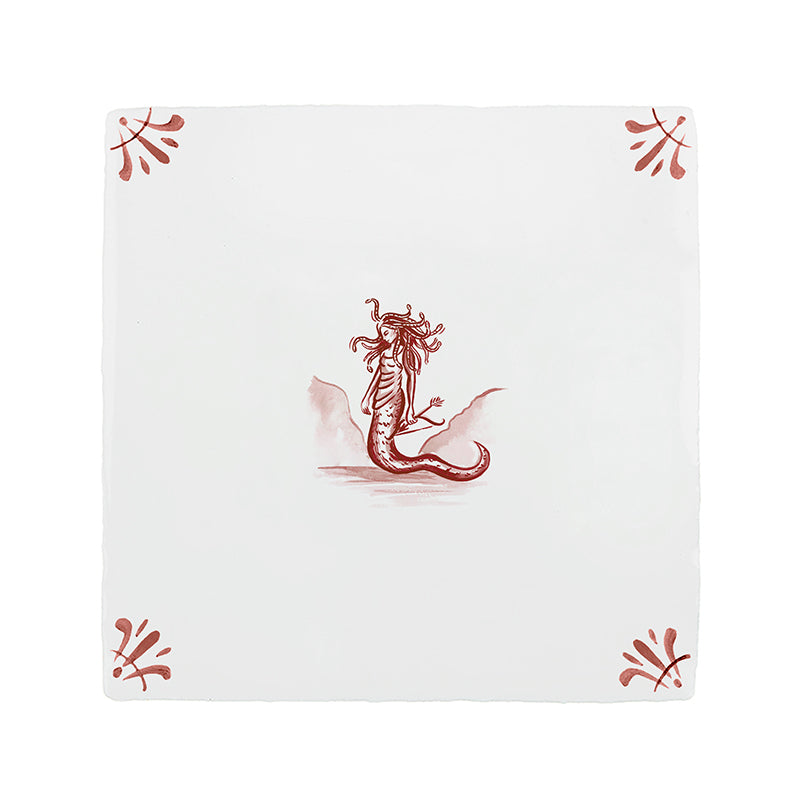 Medusa Delft Tile