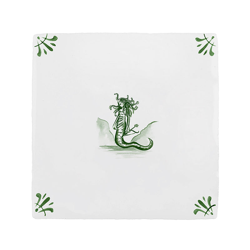 Medusa Delft Tile