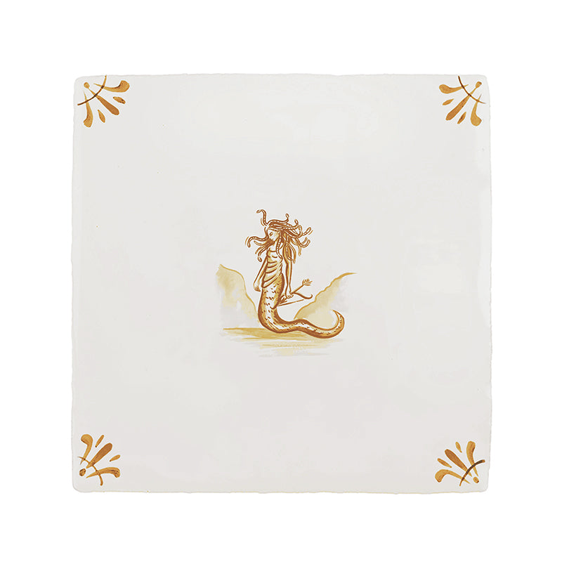 Medusa Delft Tile