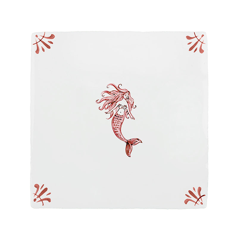 Mermaid Delft Tile