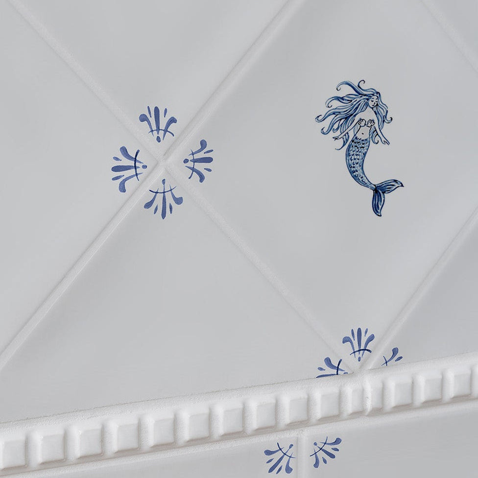 Mermaid Delft Tile