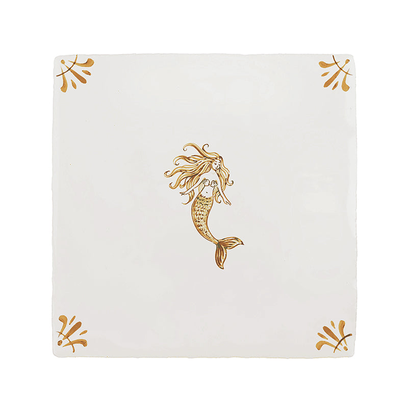 Mermaid Delft Tile