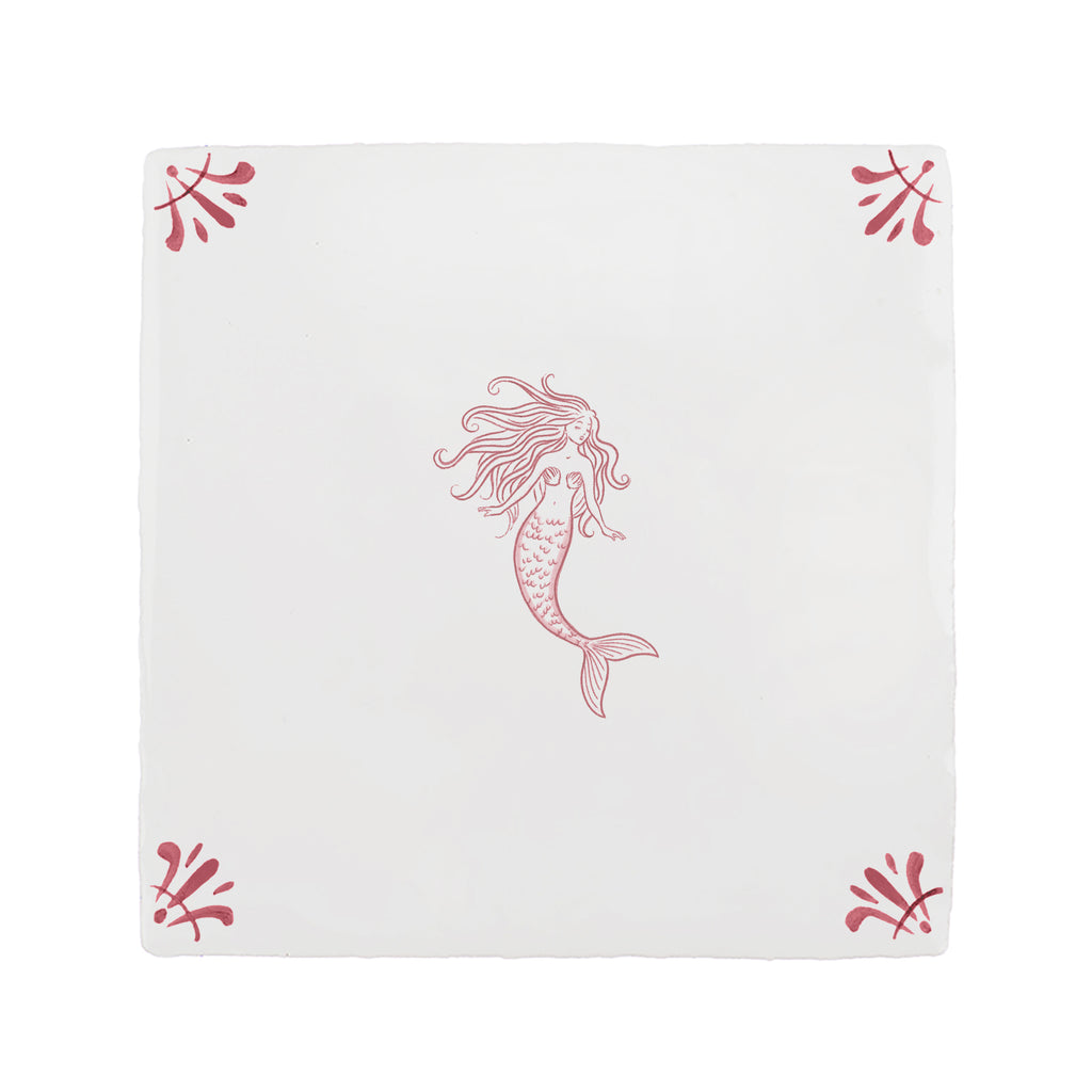 Mermaid Delft Tile